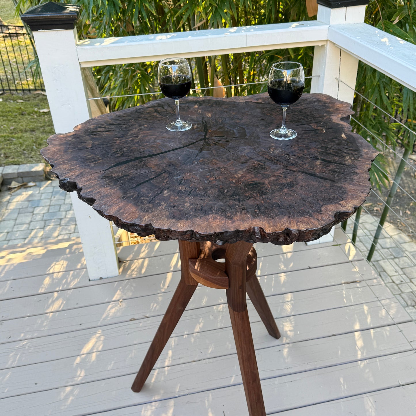 Claro Walnut Pub Table